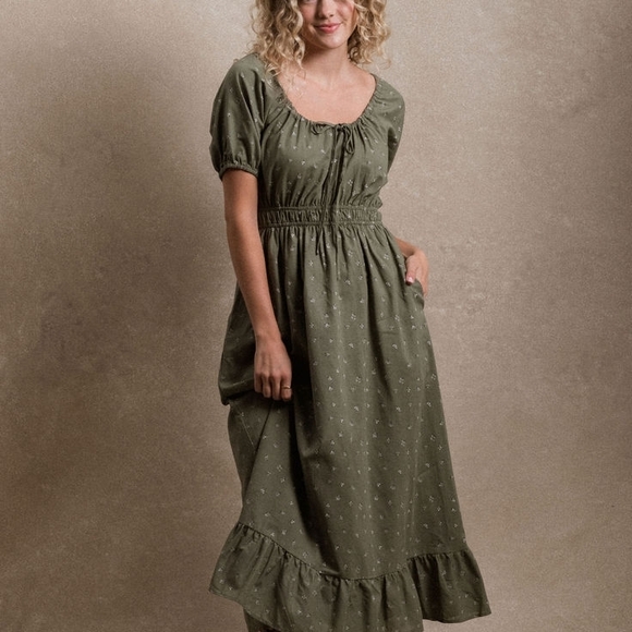 Neuflora Dresses & Skirts - ISO Neuflora Spring Hill Dress In Olive Green Size Small